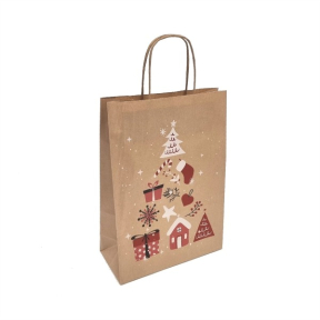 Paper bags - with twisted handles and design