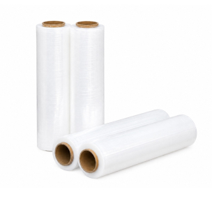 Stretch wrap valge