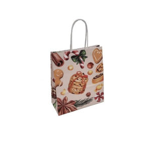 Paper bags - with twisted handles and design